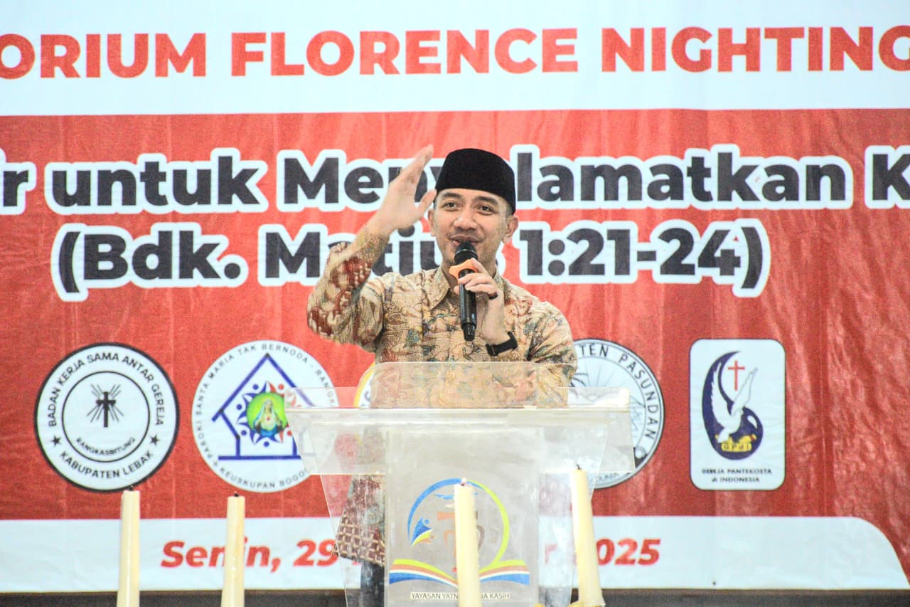 Bupati Hadiri Perayaan Natal se-Kabupaten Lebak, Ajak Warga Jaga Toleransi