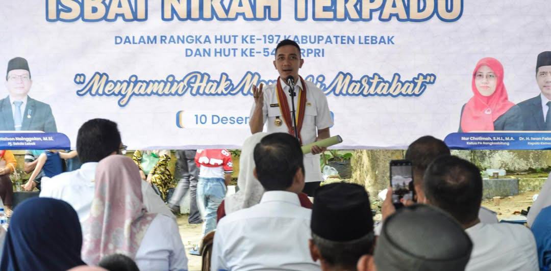 197 Pasangan Ikuti Sidang Isbat Nikah Terpadu di Aula PKK