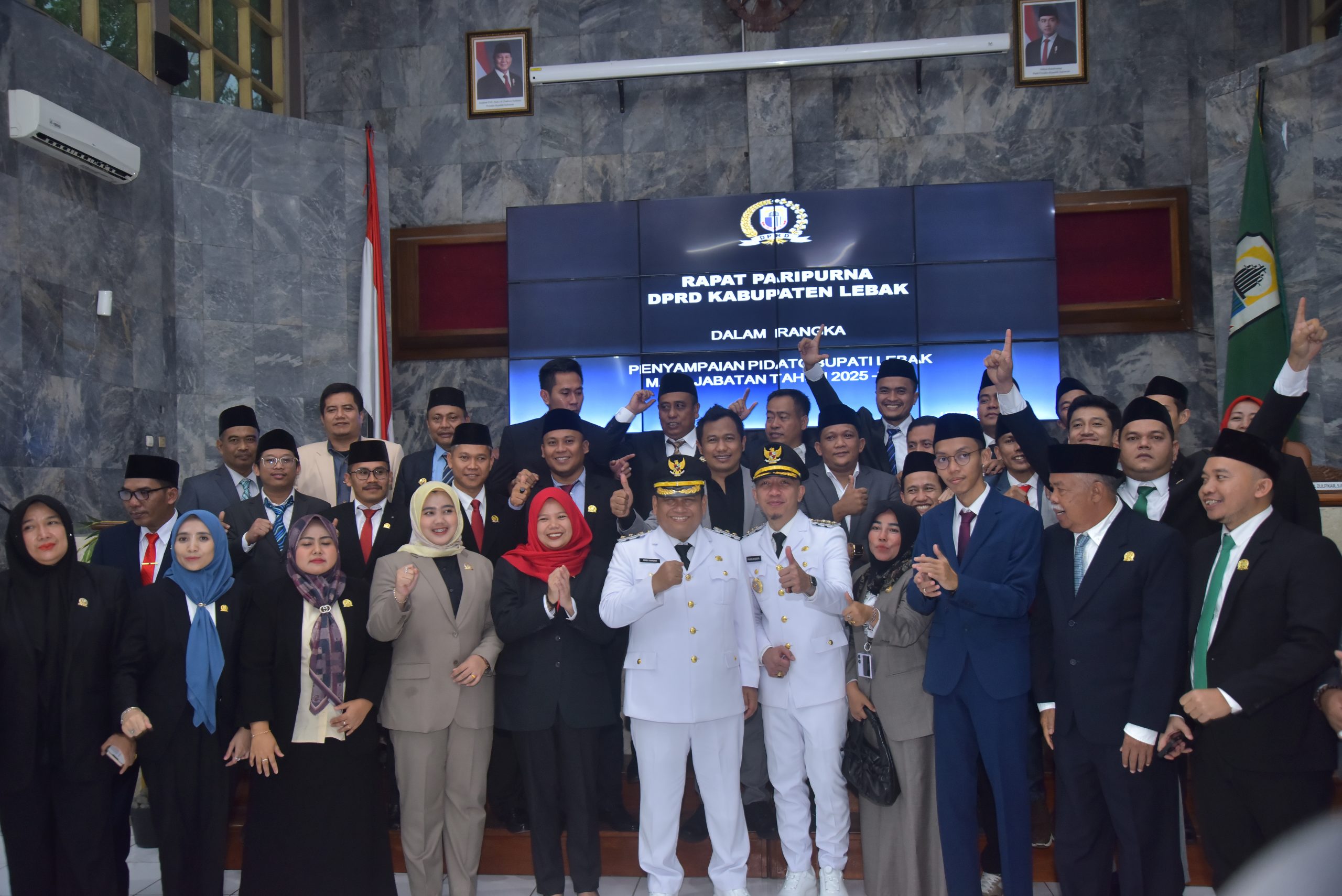 Pidato Periode 2025-2030, Bupati Ajak Bersinergi Wujudkan Lebak Ruhay
