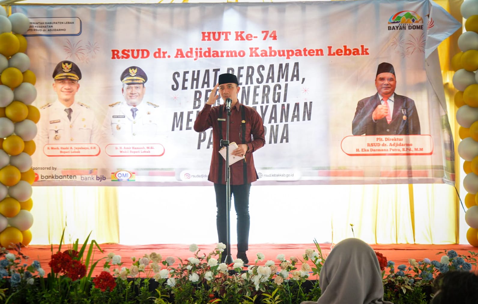 HUT ke-76 RSUD dr. Adjidarmo, Bupati Hasbi: Tak Boleh Tolak Pasien