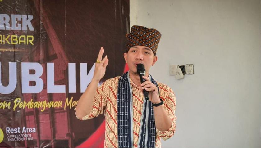 Bupati Hadiri Dialog Publik AMPRAK Citorek di Rest Area Gunung Kendeng