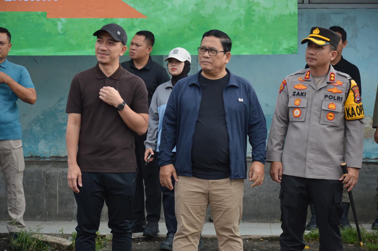 Bupati Hasbi Pimpin Aksi Bersih Pasar Rangkasbitung