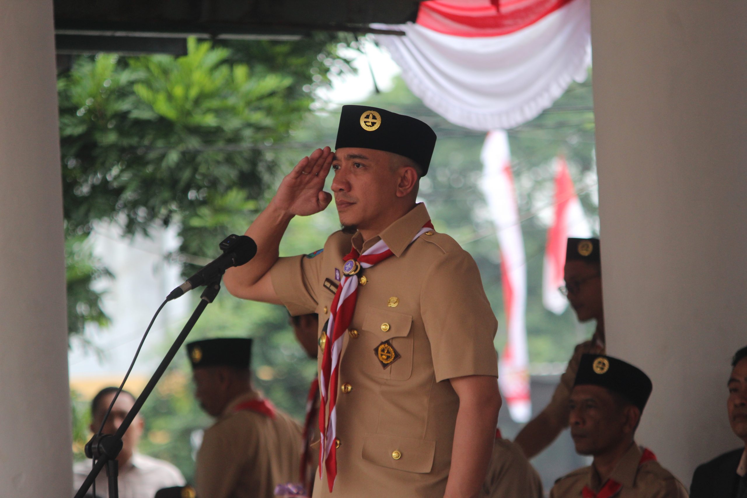 Hari Pramuka ke-64, Bupati Ajak Tingkatkan Jiwa Gotong Royong